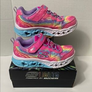 Skechers Kids' Light-Up Rainbow Sneakers